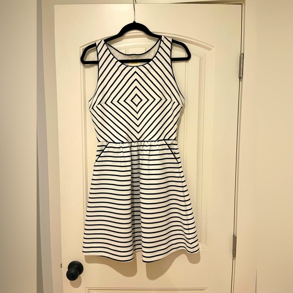 Maeve (Anthropologie) striped A-line style dress